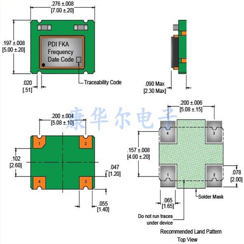 进口Wi2Wi晶振,TC07系列TCXO晶振,TCT725000XCND3RX低抖动晶振