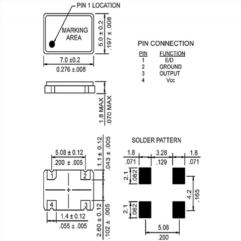 Raltron石英振荡器,CO46航空航天晶振,CO4605-100.000-EXT-T-TR