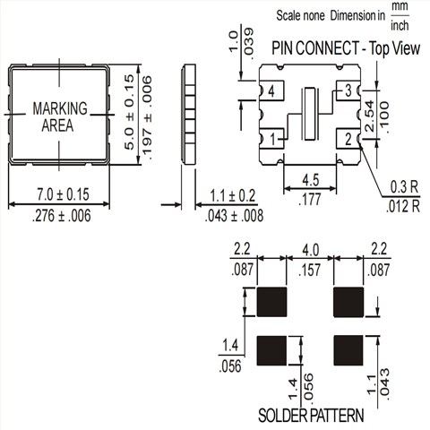 H13-50.000-18-1030-EXT-TR,卢柏7050晶振,50MHZ,H13系列