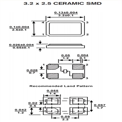 FMXMC2S-118FHC-25.000000M-CM,3225mm,FMI石英谐振器,25MHZ