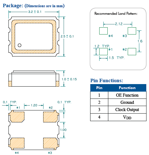 KKQ-3.3V 3.2_2.5 CMOS