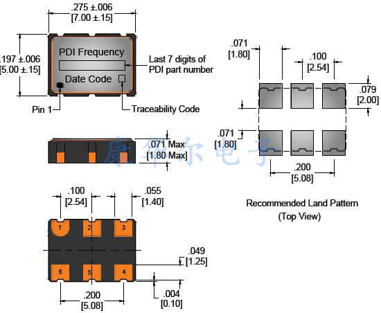 LV7 7050 OSC LVDS