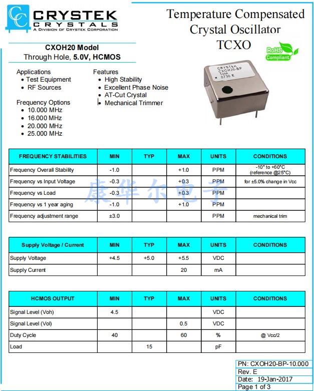 CXOH20-1